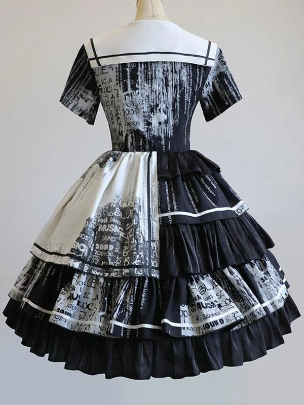 Gothic Lolita Dresses Bows Black Black - Image 10