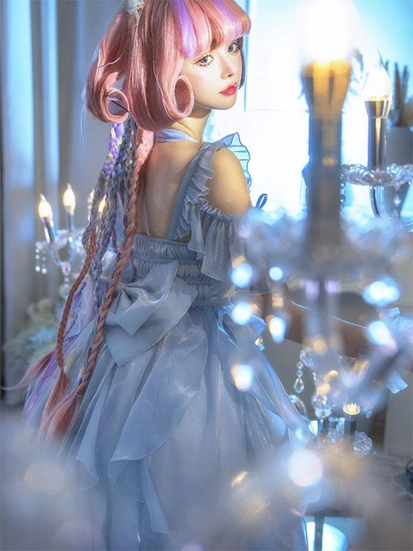 Lolita Dress Polyester Short Sleeves Lolita - Image 6