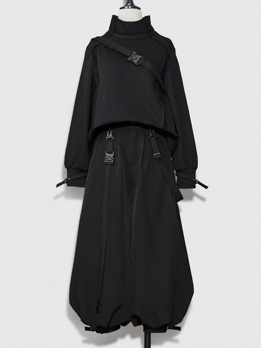 Steampunk Ouji Lolita Coats Black Polyester Top Top Fall Lolita Outwears - Image 7