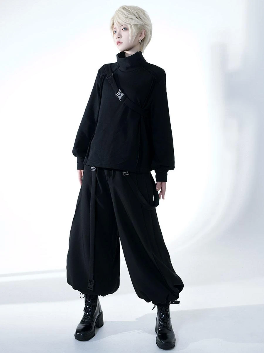 Steampunk Ouji Lolita Coats Black Polyester Top Top Fall Lolita Outwears - Image 2