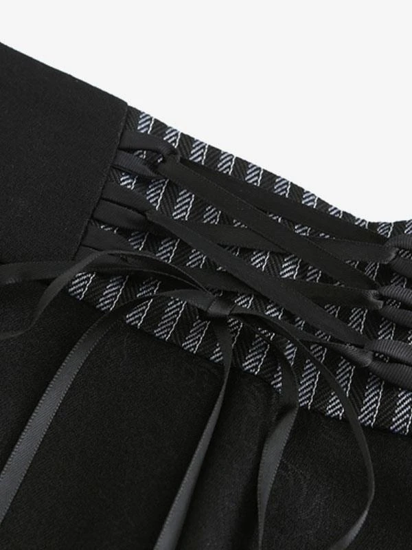 Ouji Gothic Lolita Bloomers Black Straight Lolita Shorts - Image 5