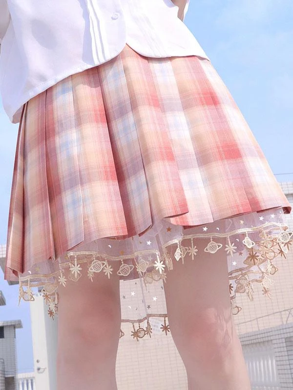 Sweet Lolita Bloomers Sequins Ruffles White Lolita Shorts - Image 2