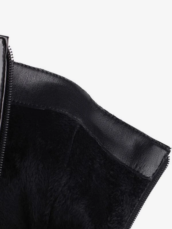 Women's Round Toe Heelless Booties - Image 8