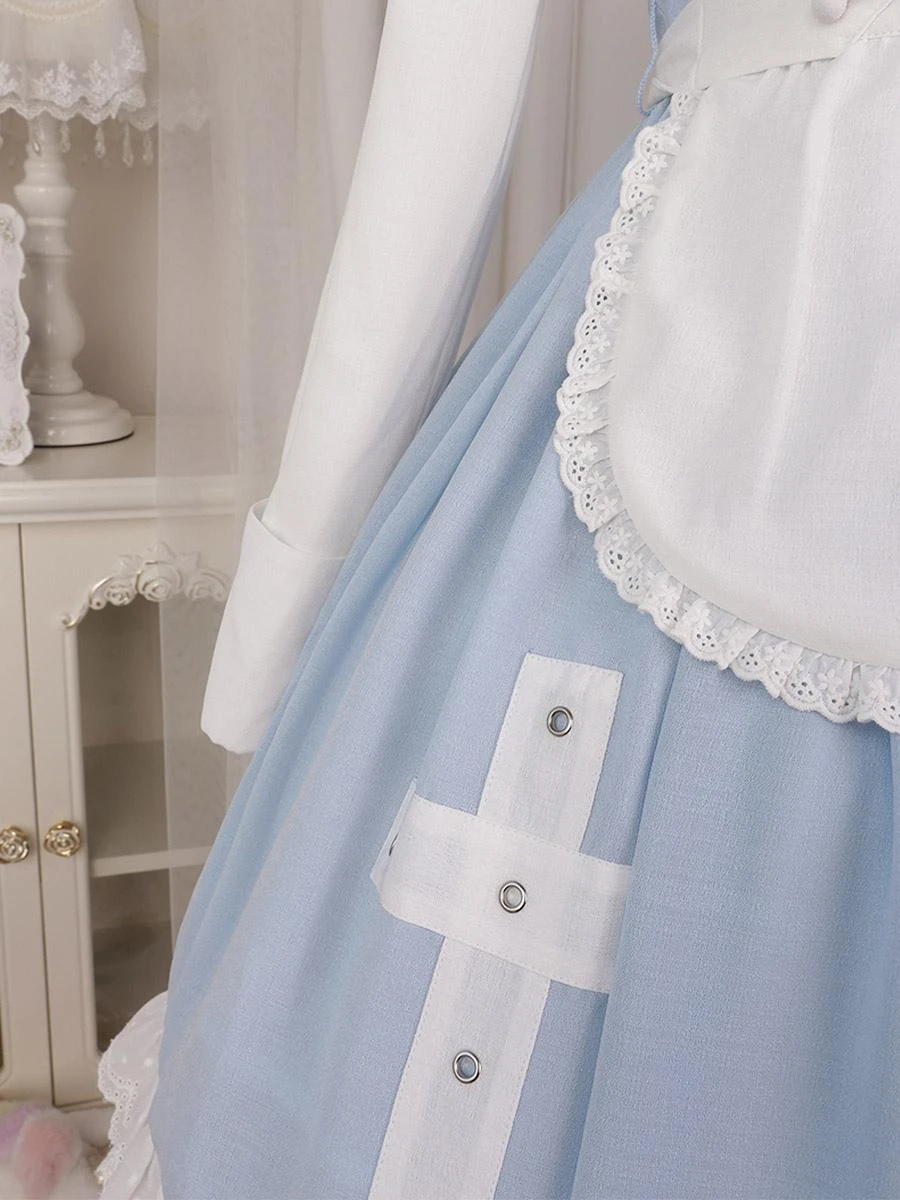 Sweet Lolita Dress Polyester Short Sleeves Sweet Lolita Dress - Image 8