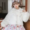 Sweet Lolita Coats Coffee Brown Polyester Overcoat Coat Spring Lolita Outwears
