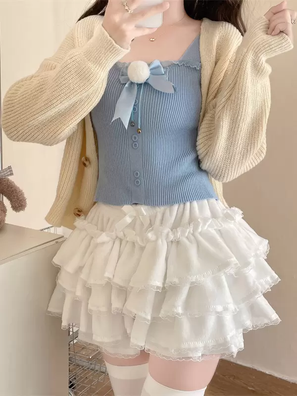 Sweet Lolita Bloomers Ruffles Lace Pink Lolita Shorts - Image 8