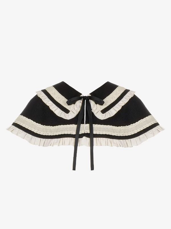 Gothic Lolita Dresses Bows Ruffles Plaid Black Black - Image 9