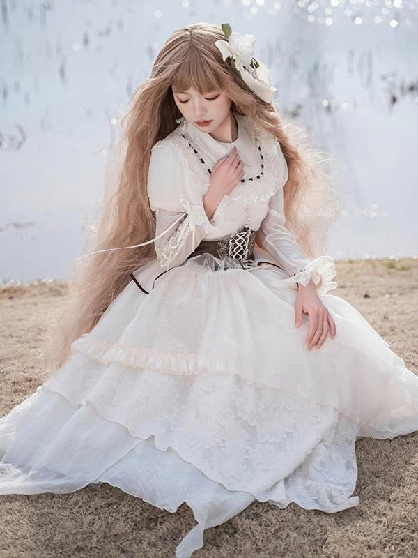 Sweet Lolita Dress Polyester Long Sleeves Dress Sweet Lolita Dress - Image 7