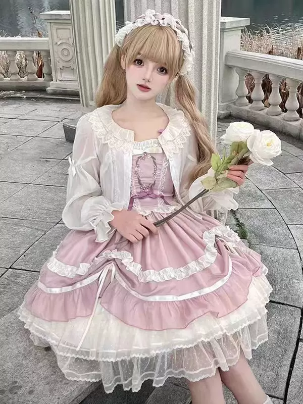 Sweet Ecru White Long Sleeves Ruffles - Image 4