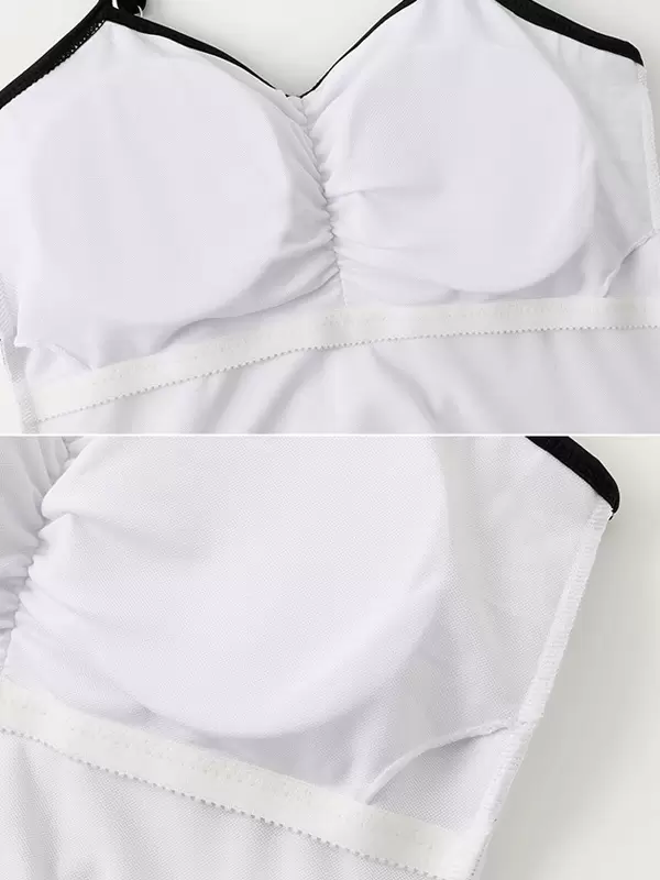 ROCOCO Style Lolita Swimsuits Black Floral Print Bows Sleeveless Jumpsuit - Image 9