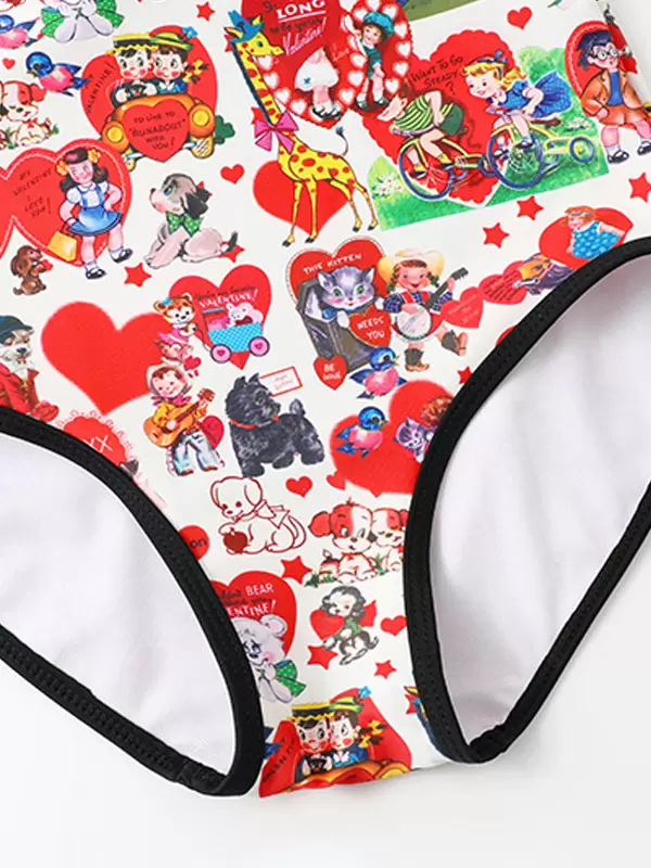 ROCOCO Style Lolita Swimsuits Black Floral Print Bows Sleeveless Jumpsuit - Image 10