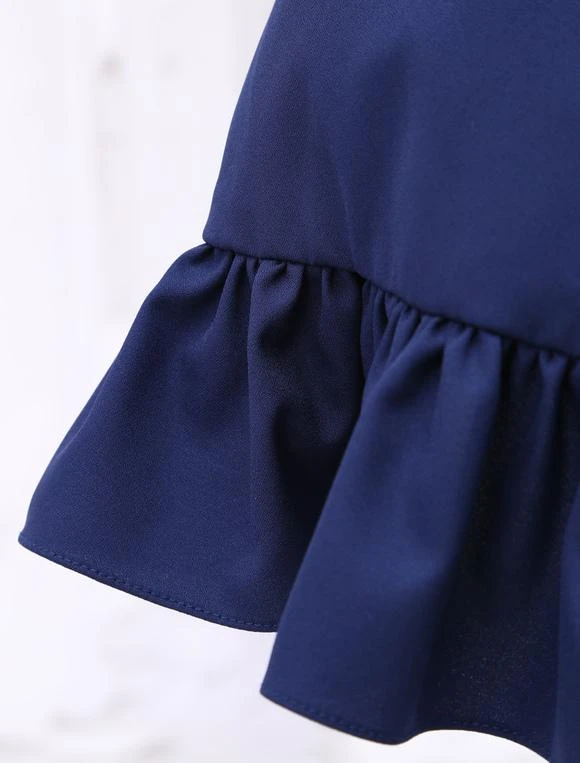 Sweet Lolita Dress Sailor Style Girl Asibuto Penta OP Lolita One Piece Dress - Image 10