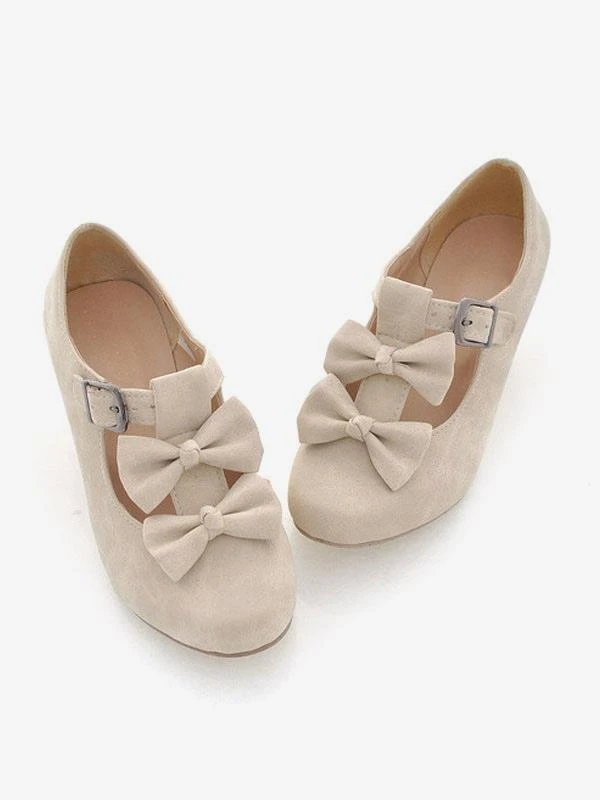 Sweet Lolita Shoes Bows Prism Heel Lolita Pumps - Image 10