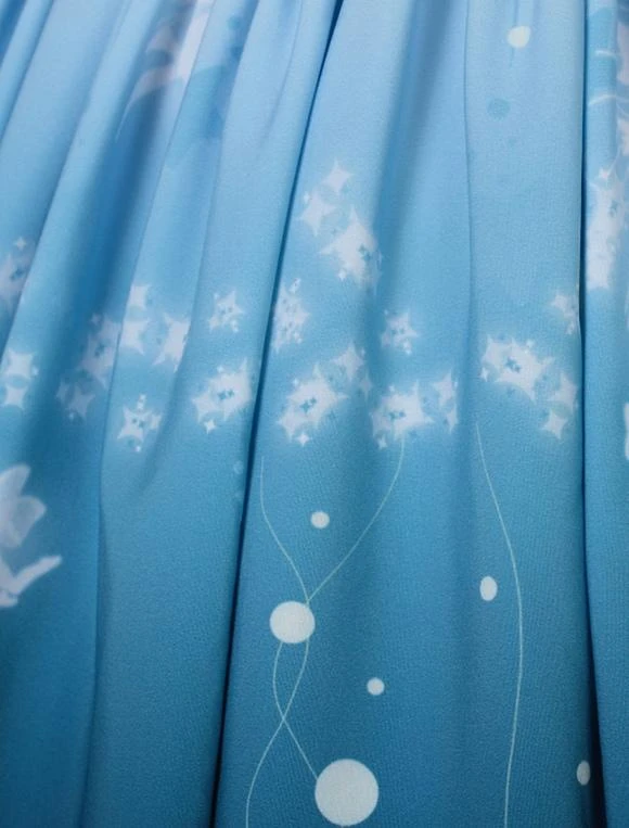 Lolitashow Sweet Lolita Skirt Wizard Of The Night Kawaii Lolita SK Lolita Skirt - Image 5