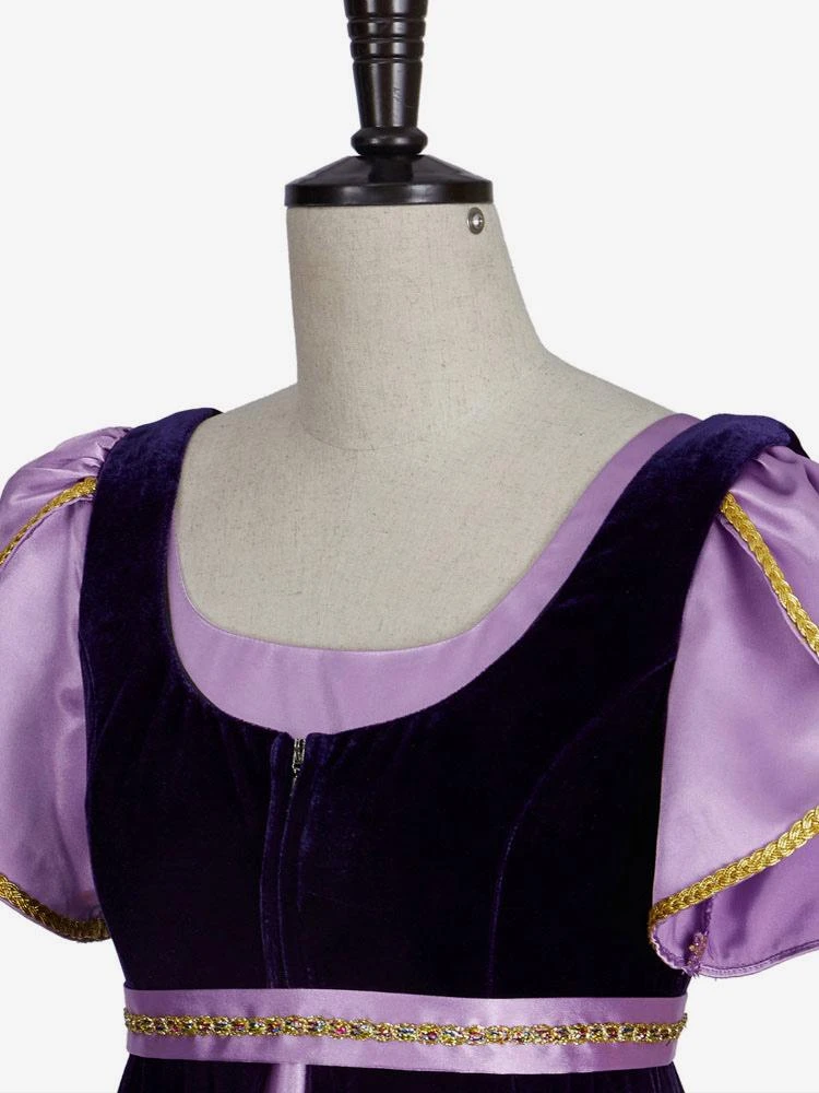 Purple Retro Costumes Polyester Dress Women's Vintage Shift Marie Antoinette Costume 18th Century Costume - Image 6