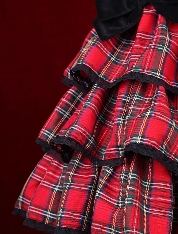 Lolitashow Punk Lolita Dress Last Icy Kiss Op Lolita One Piece Dress - Image 6