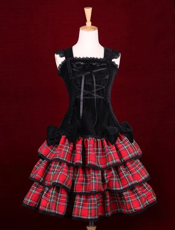 Lolitashow Punk Lolita Dress Last Icy Kiss Op Lolita One Piece Dress