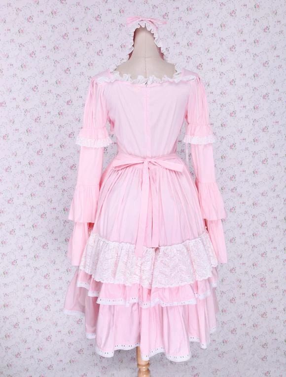 Black Cotton Gothic Lolita Dress - Image 16