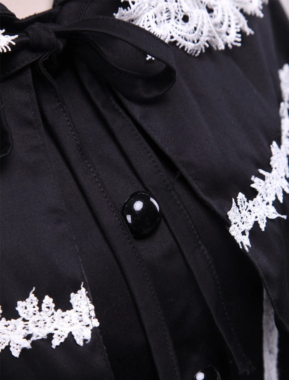 Lolitashow Black Cotton Lolita Jacket - Image 5
