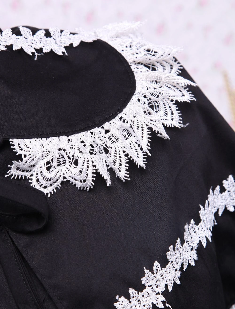 Lolitashow Black Cotton Lolita Jacket - Image 6