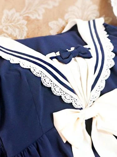 Lolitashow Sweet Lolita Dress The Sails Of The Rhine Op Lolita One Piece Dress - Image 9