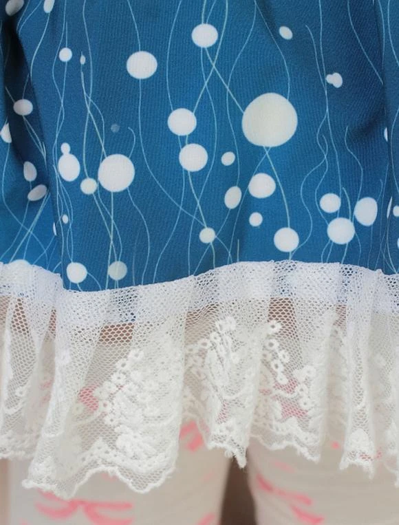 Lolitashow Sweet Lolita Skirt Wizard Of The Night Kawaii Lolita SK Lolita Skirt - Image 6