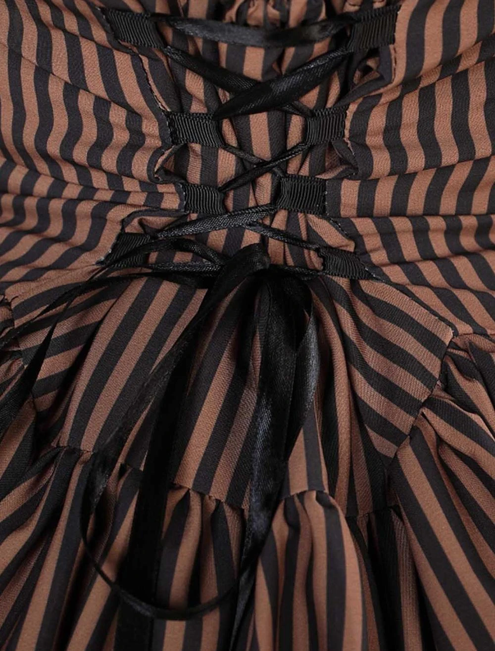 Lolitashow Sweet Lolita Skirt Black And White Gear Steampunk SK Lolita Skirt - Image 5