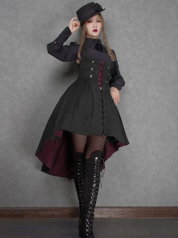 Gothic Lolita Corset Jumper Skirt Farron Covenant Lolita JSK - Image 2